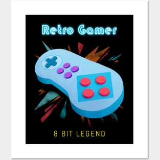 Retro Gamer Logo 5 by Batocera Nation Posters and Art